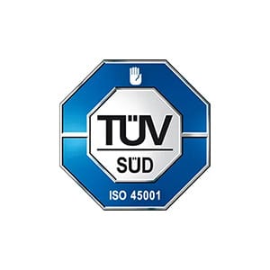 Logo TUV UNI ISO 45001