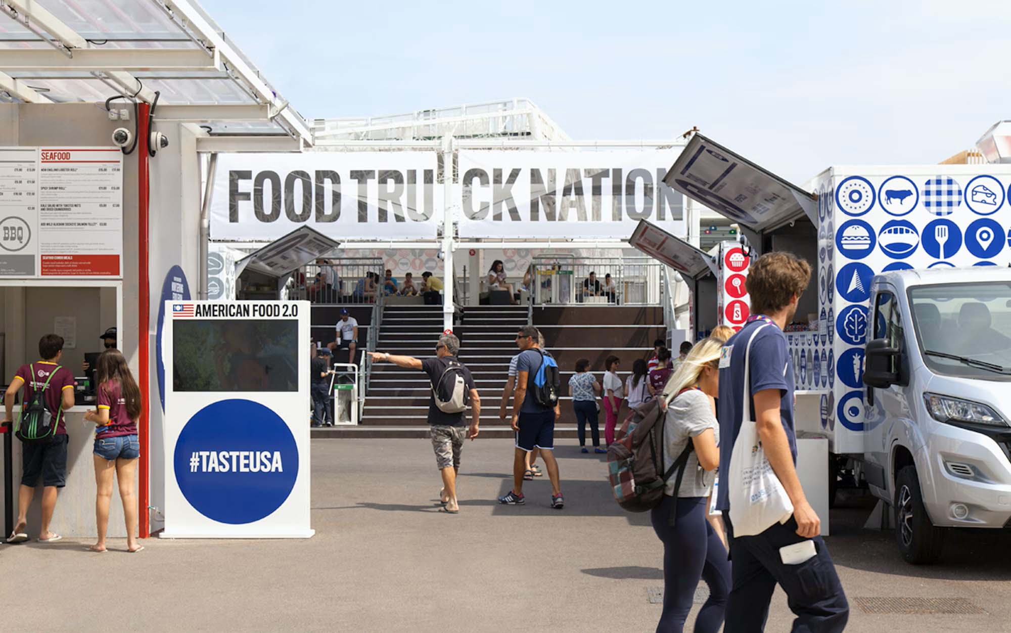 Padiglione Food Truck Nation, EXPO 2015, Milano