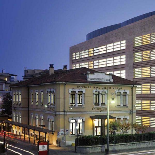 Padiglione IV e V Ospedale Maggiore Policlinico di Milano